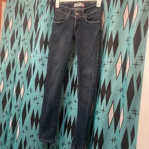 Vintage 90’s Levi’s 503 Skinny Low Rise Jeans w.hidden waistband pocket-sz 1